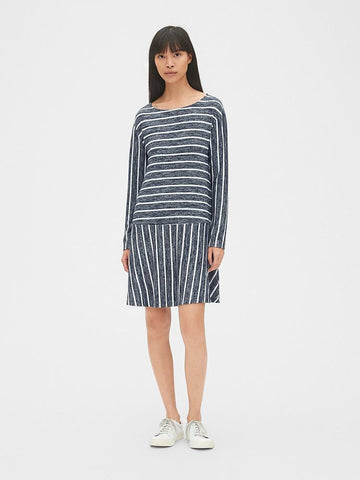Softspun Stripe Flounce T-Shirt Dress