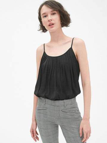 Drapey Pintuck Swing Cami