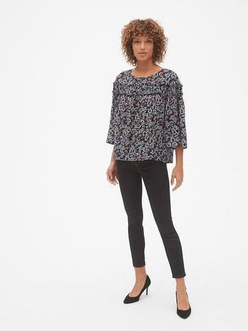 Tiered Ruffle Blouse